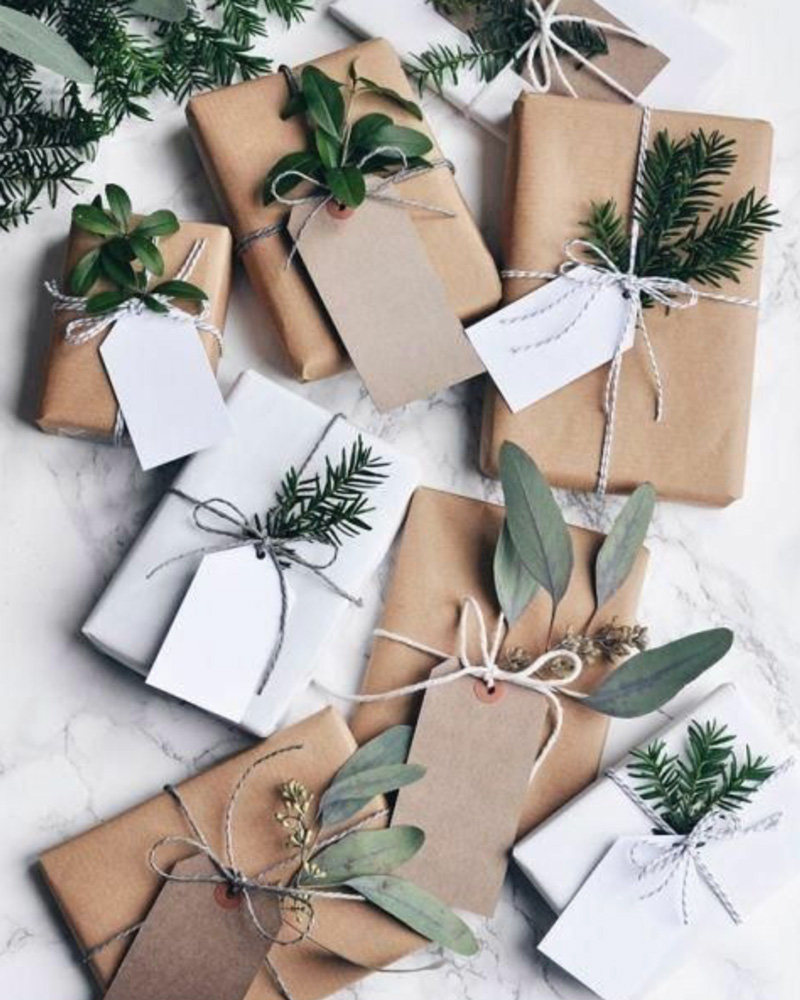 Sustainable Christmas gift wrapping